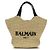 Balmain Bolsa de ombro em viscose bege