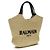 Balmain Bolsa de ombro em viscose bege - vista 2