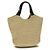 Balmain Bolsa de ombro em viscose bege - vista 3