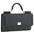 Dolce & Gabbana Borsa a tracolla Bos Taurus in pelle di vitello nera - vista 2