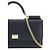 Dolce & Gabbana Borsa a tracolla Bos Taurus in pelle di vitello nera - vista 4