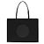 Tote bag Ella di Tory Burch in nylon nero