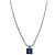 Dior Collana in Argento Plate Oblique Blu Cubico