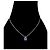 Dior Collana in Argento Plate Oblique Blu Cubico - vista 5