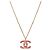 Chanel Collana Gold Pink Check