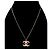Chanel Collana Gold Pink Check - vista 5