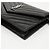 Autre Marque Borsa a Tracolla Wallet Envelope Chain Grand De Poudre Leather Black Silver - vista 11
