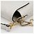 Fendi Borsa a spalla Baguette in pelle Medium White - vista 12
