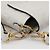 Fendi Borsa a spalla Baguette in pelle Medium White - vista 13