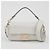Fendi Borsa a spalla Baguette in pelle Medium White - vista 2