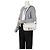 Fendi Borsa a spalla Baguette in pelle Medium White - vista 20