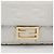 Fendi Borsa a spalla Baguette in pelle Medium White - vista 3