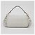 Fendi Borsa a spalla Baguette in pelle Medium White - vista 4