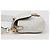 Fendi Borsa a spalla Baguette in pelle Medium White - vista 5