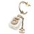 Chanel Mini CC Ohrringe mit Perlen und Perfume-Kristallen - Ansicht 2