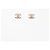 Chanel Orecchini Classic CC Logo Crystal Pearl Earrings Gold - vista 3