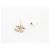 Chanel Orecchini Classic CC Logo Crystal Pearl Earrings Gold - vista 4