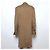 Autre Marque Abrigo oversized de lana beige para mujer - vista 4