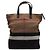 Burberry Borsa Tote e Borsa a Tracolla Pieghevole Canvas Check Amry - vista 4