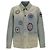 Kenzo Patch Denim Jacke Blau