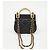 Chanel Borsa Crossbody Porta Carte con Patta e Catena Nera - vista 4