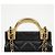 Chanel Borsa Crossbody Porta Carte con Patta e Catena Nera - vista 5