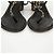 Chanel Sandali Classic CC con tracolla a catena dorata - vista 5