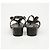 Chanel Sandali Classic CC con tracolla a catena dorata - vista 7