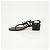 Chanel Sandali Classic CC con tracolla a catena dorata - vista 9