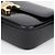 Céline Borsa a tracolla Claude Chain da donna in vitello nero - vista 7