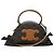 Céline Borsa crossbody Triop Canvas Half Moon Case Tan
