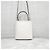 Prada Borsa a spalla tote doppia Panier in Saffiano bianca - vista 3