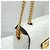 Fendi Borsa a spalla Baguette Chain Medium in pelle Nappa - vista 4
