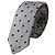 Dolce & Gabbana Gray White Dot Fantasy Silk Adjustable Men Tie - view 4