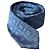 Dolce & Gabbana Blue Patterned % Silk Adjustable Men Tie - view 4