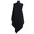 Eric Bompard schwarzer Oversize Kaschmir Poncho