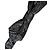 Dolce & Gabbana Papillon da uomo in jacquard di seta nero con collo regolabile - vista 2