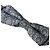 Dolce & Gabbana Gray Silk Patterned Adjustable Neck Men Bow Tie - view 2