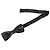 Dolce & Gabbana Dark Gray Silk Patterned Adjustable Neck Men Bow Tie - view 4
