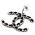 Chanel Silver CC Logo Drop Piercing Ohrringe Season - Ansicht 3