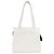 Chanel Borsa a tracolla CC in Caviar bianco - vista 3