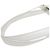 Chanel Borsa a tracolla CC in Caviar bianco - vista 8