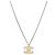Chanel Ivory CC Silber Halskette
