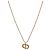 Dior Cubic CD Gold Halskette