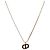 Dior Cubic CD Gold Halskette - Ansicht 2