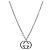 Gucci Collar entrelazado de plata