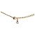 Dior Gold Cubic Oblique Plate Halskette - Ansicht 4