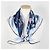 Hermès Lenço de Twill de Seda Blue Ciel - vista 12