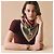 Hermès Foulard in seta Derby Carré da donna Grey Thunder - vista 3