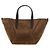 Brunello Cucinelli Borsa in pelle di vitello marrone
